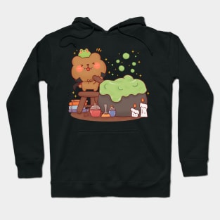 Cute Bear Vampire with Cauldron Hoodie